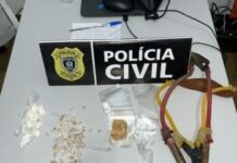 Polícia desmonta esquema de traficante que arremessava drogas com estilingue