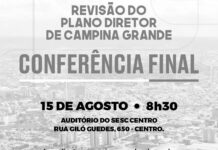 Conferência Final da Revisão do Plano Diretor de Campina Grande acontece nesta quinta-feira, no Sesc Centro