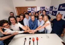 Lupi oficializa apoio do PDT a Cícero para o Governo e afirma: “aquilo que o coração da gente quer desde o começo”
