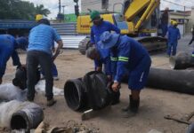 Parque do Açude Novo: PMCG executa com sucesso desvio da tubulação de abastecimento de água