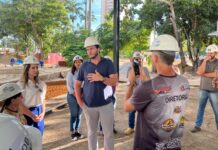 PMCG visita às obras do Parque Evaldo Cruz e apresenta projeto a representantes da Associação das Quadrilhas Juninas