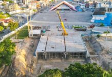 Parque Evaldo Cruz: Instalação e montagem das estruturas da ponte foram concluídas