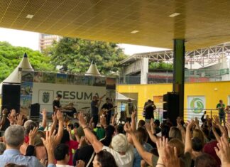 Celebração de Páscoa reúne mais de mil pessoas no Parque Evaldo Cruz em Campina Grande