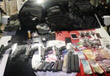 Operação da PM apreende arsenal e prende cinco suspeitos de atuarem no tráfico de drogas em Bayeux