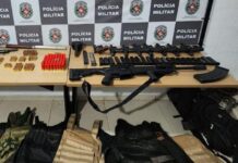 Nove pessoas são presas com armas e mais de 500 munições em Cabedelo