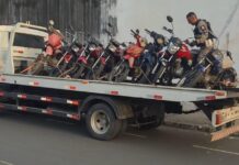 Polícia Militar apreendem três armas de fogo e 31 veículos com escapamentos irregulares