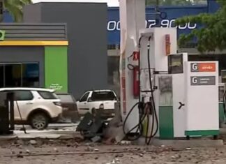 Posto de gasolina na BR-101, em João Pessoa, tem cofre explodido