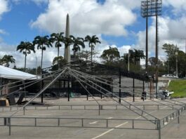 Montagem da estrutura d’O Maior São João do Mundo 2026 tem início em Campina Grande