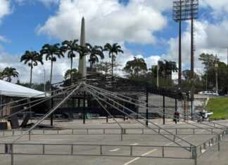 Montagem da estrutura d’O Maior São João do Mundo 2026 tem início em Campina Grande