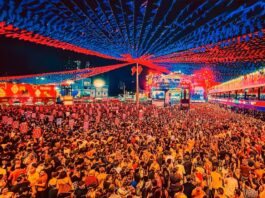 Parque do Povo vive ansiedade para transmissão do jogo do Brasil neste sábado