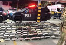 PRF apreende 1,3 tonelada de cocaína na Paraíba, maior carga já registrada no estado