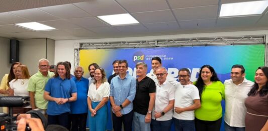 PSD homologa chapa para deputado federal e confirma Diogo Cunha Lima como vice de Cícero em convenção na Paraíba