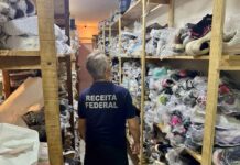 Receita Federal realiza operação para combater venda de produtos falsificados em João Pessoa