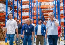 Rostand Paraíba participa de agenda com vice-governador em CG e visita nova empresa instalada