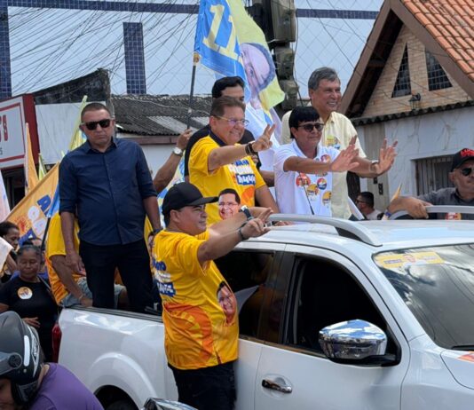 Vereador Rostand Paraíba mobiliza apoiadores em carreata de apoio a Adriano Galdino