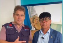 Vereador Rostand visita Hospital de Trauma e acompanha processo de alta de crianças com doenças crônicas