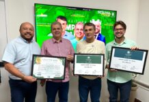 Romero Rodrigues celebra premiações ambientais de Campina Grande em visita de cortesia à Sesuma