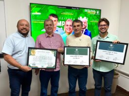 Romero Rodrigues celebra premiações ambientais de Campina Grande em visita de cortesia à Sesuma
