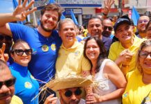 Romero participa de caminhada com Bruno e reforça compromisso com o projeto da reeleição do prefeito de Campina Grande