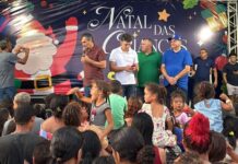 Romero e Tovar promoveram ação social no Aluízio Campos