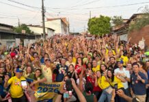 Romero e Veneziano reúnem multidão em caminhada no Promorar e Jeremias em Campina Grande