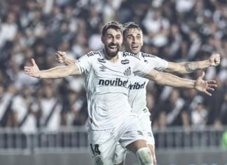 Santos desencanta no 2º tempo e atropela o Vasco pelo Brasileirão