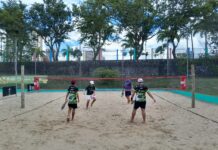 PMCG realizou neste sábado 1º Torneio Sejel de Beach Tênis
