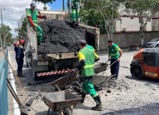 Prefeitura de Campina Grande intensifica operação tapa-buraco e acelera recuperação da malha viária