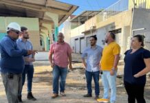 Vereador Saulo Germano acompanha secretário de obras e solicita melhorias para o bairro Severino Cabral