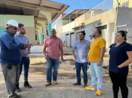 Vereador Saulo Germano acompanha secretário de obras e solicita melhorias para o bairro Severino Cabral