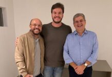 Saulo Germano debate prioridades de Campina Grande e LDO em reunião com Bruno Cunha Lima e Alcindor Villarim