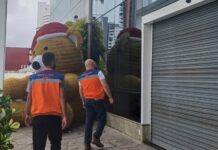 Defesa Civil de Campina Grande acompanha vistoria no Shopping Partage
