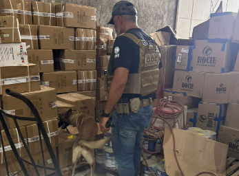 Polícia apreende mais de 300 mil reais em drogas em galpão, em Santa Rita