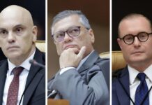 Maioria do STF mantém Moraes, Dino e Zanin em julgamento de Bolsonaro