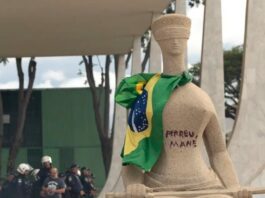 Moraes autoriza assistência religiosa para mulher que pichou estátua