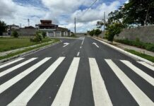 STTP implanta mão única em via e coloca nova sinalização em área de Vila Cabral de Santa Terezinha