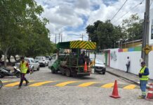 Prefeitura inicia trabalho de recuperação de sinalização viária na zona leste da Rainha da Borborema