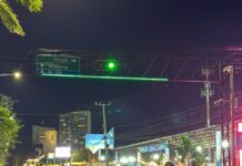 STTP reforçou na noite desta segunda-feira iluminação de semáforos na avenida Brasília