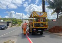 STTP implanta e revitaliza sinalização viária em vias recém-abertas em Campina Grande