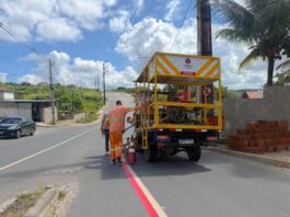 STTP implanta e revitaliza sinalização viária em vias recém-abertas em Campina Grande