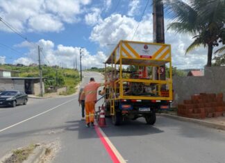 STTP implanta e revitaliza sinalização viária em vias recém-abertas em Campina Grande