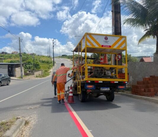 STTP implanta e revitaliza sinalização viária em vias recém-abertas em Campina Grande