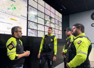 Agentes de Trânsito de Cabedelo visitam STTP para conhecer estrutura e trocar experiências