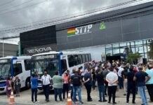 Prefeitura de Campina Grande entrega 10 ônibus novos para o sistema de transporte público do Município