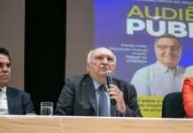 Presidente do TCE-PB abre a 5ª Audiência Pública para discussão da Lei de Diretrizes Orçamentárias