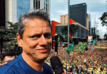 Tarcísio discursa em ato pró-anistia em SP: ‘Pedir anistia é algo justo, real e importante’