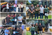 Veneziano entrega maquinário agrícola em parceria com a Codevasf e beneficia mais seis cidades paraibanas