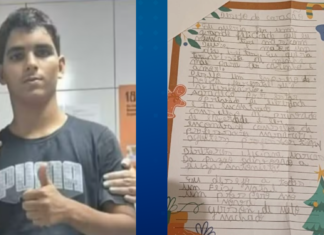Jovem morto por leoa pediu felicidade e visita da mãe em carta de Natal