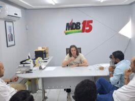 Veneziano recebe o apoio à sua reeleição de todos os vereadores da cidade de Pilões, da situação e da oposição