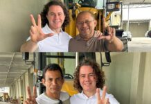 Em ação com a Codevasf, Veneziano entrega máquinas agrícolas para as cidades de Lucena e São José de Princesa